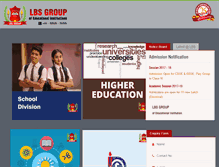 Tablet Screenshot of lbsacademy.com